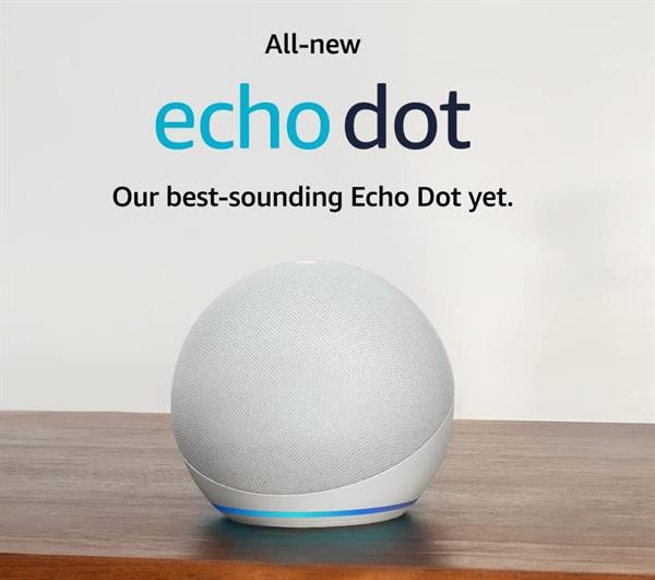 eBookReader Amazon Echo Dot 5th gen hvid